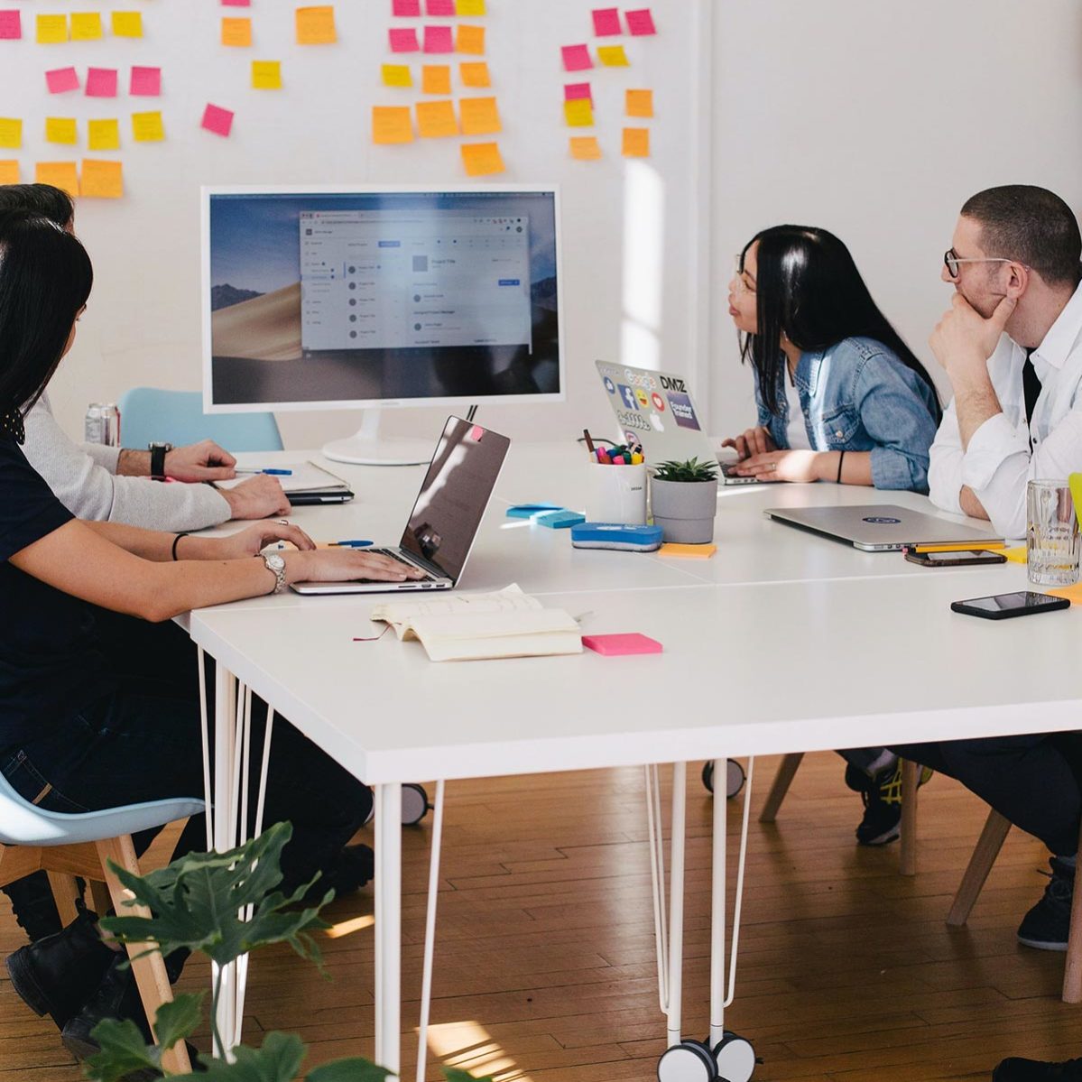 Leading a Design Thinking session for Digital Transformation